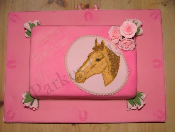 horse birthday cake